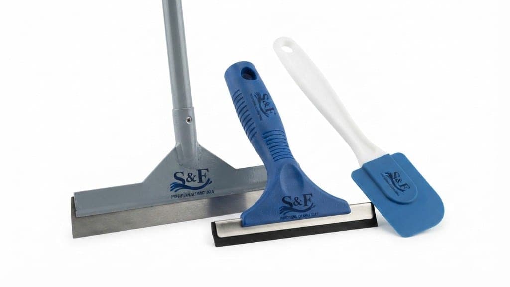 Cleaning scrapers and spatulas