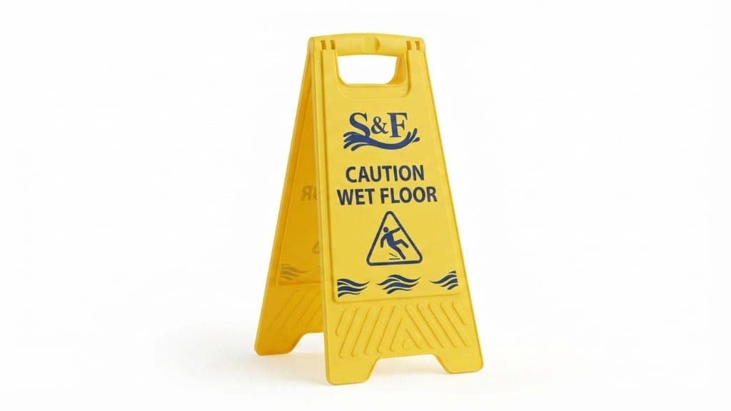 Cleaning warning signs
